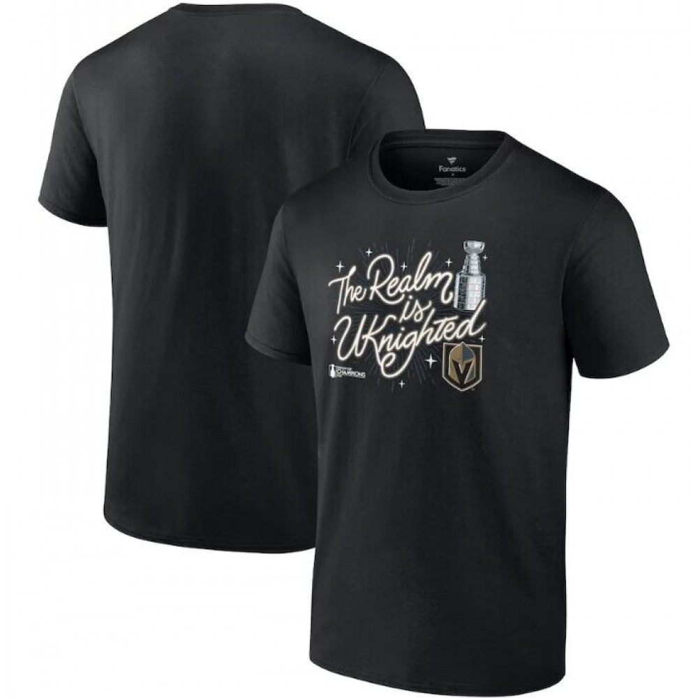 Men's Vegas Golden Knights Black 2023 Stanley Cup Champions Celebration T-Shirt