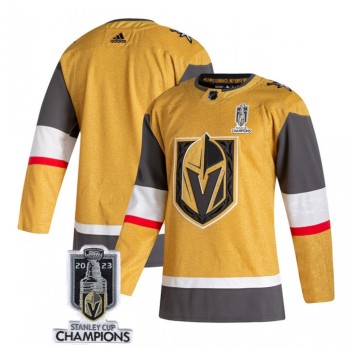 Men's Vegas Golden Knights Blank Gold 2023 Stanley Cup Champions Stitched Jersey Men's Vegas Golden Knights Blank Gold 2023 Stanley Cup Champions Stitched Jersey