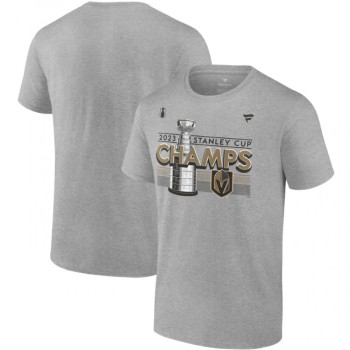 Men's Vegas Golden Knights Heather Gray 2023 Stanley Cup Champions Locker Room T-Shirt Men's Vegas Golden Knights Heather Gray 2023 Stanley Cup Champions Locker Room T-Shirt