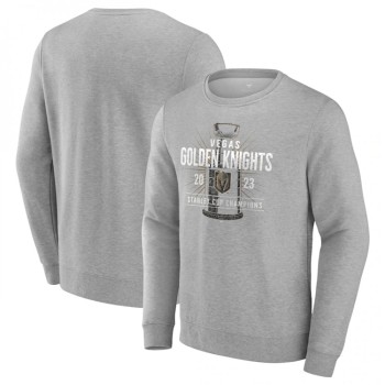 Men's Vegas Golden Knights Heather Gray 2023 Stanley Cup Champions Shootout Pullover Sweatshirt Men's Vegas Golden Knights Heather Gray 2023 Stanley Cup Champions Shootout Pullover Sweatshirt