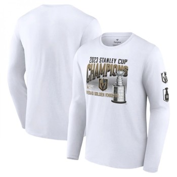 Men's Vegas Golden Knights White 2023 Stanley Cup Champions Long Sleeve T-Shirt Men's Vegas Golden Knights White 2023 Stanley Cup Champions Long Sleeve T-Shirt