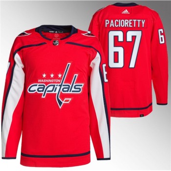 Men's Washington Capitals #67 Max Pacioretty Red Stitched Jersey