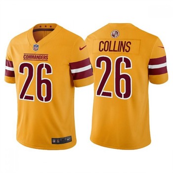 Men's Washington Commanders #26 Landon Collins Gold Vapor Untouchable Stitched Football Jersey Men's Washington Commanders #26 Landon Collins Gold Vapor Untouchable Stitched Football Jersey