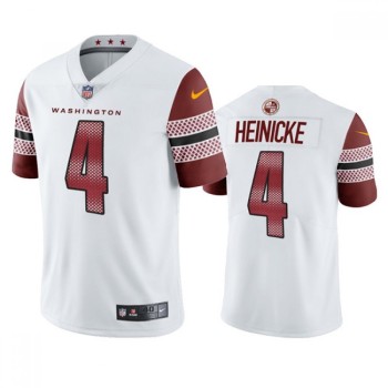 Men's Washington Commanders #4 Taylor Heinicke White Vapor Untouchable Stitched Football Jersey Men's Washington Commanders #4 Taylor Heinicke White Vapor Untouchable Stitched Football Jersey