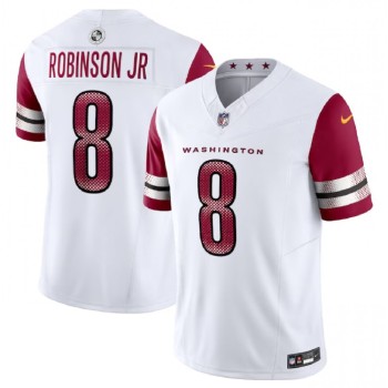 Men's Washington Commanders #8 Brian Robinson Jr. White 2023 F.U.S.E. Vapor Limited Stitched Football Jersey Men's Washington Commanders #8 Brian Robinson Jr. White 2023 F.U.S.E. Vapor Limited Stitched Football Jersey