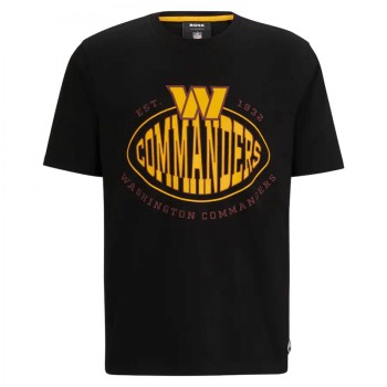 Men's Washington Commanders Black BOSS X Trap T-Shirt Men's Washington Commanders Black BOSS X Trap T-Shirt
