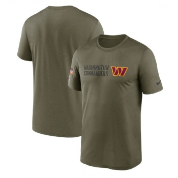 Men's Washington Commanders Olive 2022 Salute to Service Legend Team T-Shirt Men's Washington Commanders Olive 2022 Salute to Service Legend Team T-Shirt