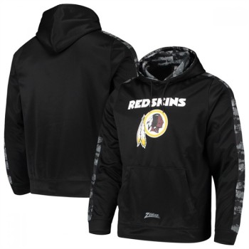 Men's Washington Commanders Zubaz Black Tonal Oxide Pullover Hoodie Men's Washington Commanders Zubaz Black Tonal Oxide Pullover Hoodie