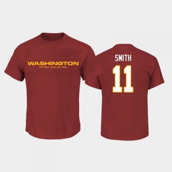Men's Washington Football Team #11 Alex Smith 2020 Red Name & Number T-Shirt Men's Washington Football Team #11 Alex Smith 2020 Red Name & Number T-Shirt