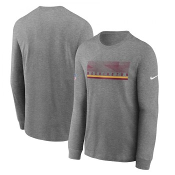 Men's Washington Football Team 2020 Grey Sideline Impact Legend Performance Long Sleeve T-Shirt Men's Washington Football Team 2020 Grey Sideline Impact Legend Performance Long Sleeve T-Shirt