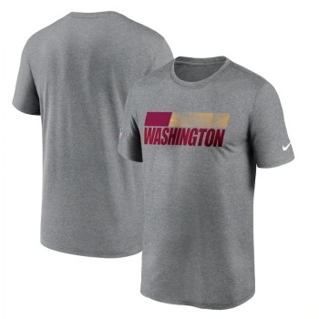 Men's Washington Football Team 2020 Grey Sideline Impact Legend Performance T-Shirt Men's Washington Football Team 2020 Grey Sideline Impact Legend Performance T-Shirt