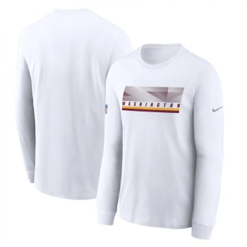 Men's Washington Football Team 2020 White Sideline Impact Legend Performance Long Sleeve T-Shirt Men's Washington Football Team 2020 White Sideline Impact Legend Performance Long Sleeve T-Shirt