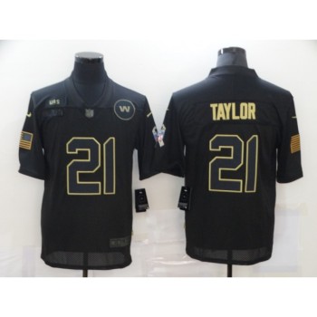 Men's Washington Football Team #21 Sean Taylor 2020 Black Salute To Service Limited Stitched Jersey Men's Washington Football Team #21 Sean Taylor 2020 Black Salute To Service Limited Stitched Jersey