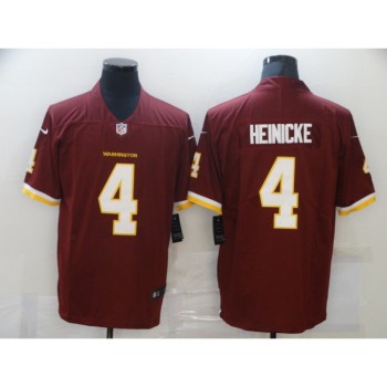 Men's Washington Football Team #4 Taylor Heinicke Red Vapor Untouchable Limited Stitched Jersey Men's Washington Football Team #4 Taylor Heinicke Red Vapor Untouchable Limited Stitched Jersey