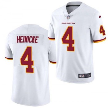 Men's Washington Football Team #4 Taylor Heinicke White Vapor Untouchable Limited Stitched Jersey Men's Washington Football Team #4 Taylor Heinicke White Vapor Untouchable Limited Stitched Jersey