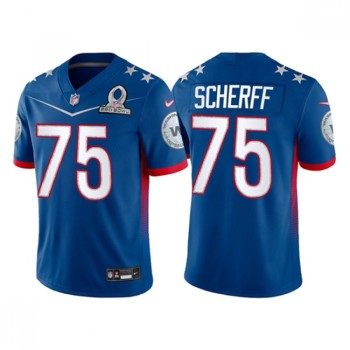 Men's Washington Football Team #75 Brandon Scherff 2022 Royal NFC Pro Bowl Stitched Jersey Men's Washington Football Team #75 Brandon Scherff 2022 Royal NFC Pro Bowl Stitched Jersey