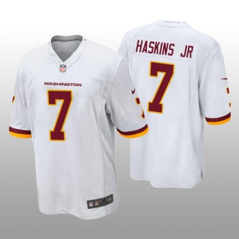 Men's Washington Football Team #7 Dwayne Haskins Jr. White Vapor Untouchable Limited Stitched Jersey Men's Washington Football Team #7 Dwayne Haskins Jr. White Vapor Untouchable Limited Stitched Jersey