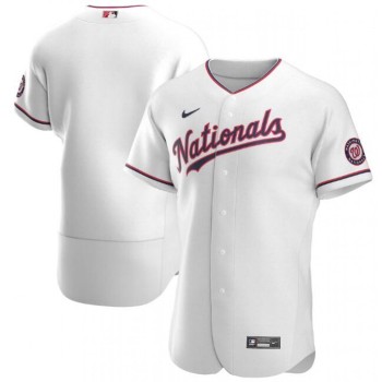 Men's Washington Nationals Blank 2020 New White Flex Base Stitched Jersey