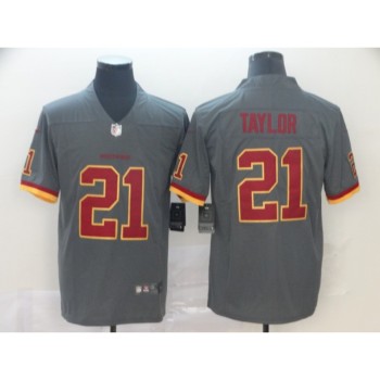 Men's Washington Redskins #21 Sean Taylor 2019 Gray Inverted Legend Stitched NFL Jersey Men's Washington Redskins #21 Sean Taylor 2019 Gray Inverted Legend Stitched NFL Jersey