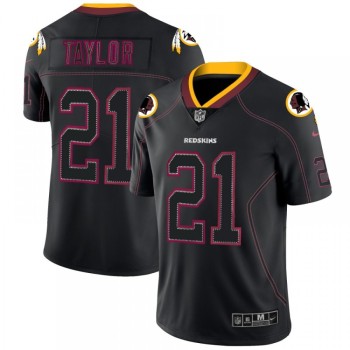 Men's Washington Redskins #21 Sean Taylor Black 2018 Lights Out Color Rush Limited Stitched NFL Jersey Men's Washington Redskins #21 Sean Taylor Black 2018 Lights Out Color Rush Limited Stitched NFL Jersey