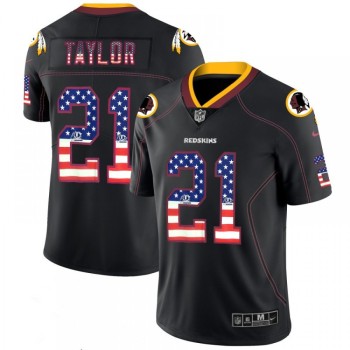 Men's Washington Redskins #21 Sean Taylor Black 2018 USA Flag Color Rush Limited Fashion NFL Stitched Jersey Men's Washington Redskins #21 Sean Taylor Black 2018 USA Flag Color Rush Limited Fashion NFL Stitched Jersey