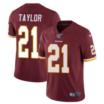 Men's Washington Redskins #21 Sean Taylor Red 2019 100th season Vapor Untouchable Limited Stitched NFL Jersey Men's Washington Redskins #21 Sean Taylor Red 2019 100th season Vapor Untouchable Limited Stitched NFL Jersey