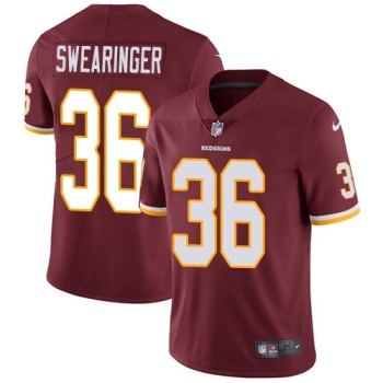 Men's Washington Redskins #36 D.J. Swearinger Burgundy Red Vapor Untouchable Limited Stitched NFL Jersey Men's Washington Redskins #36 D.J. Swearinger Burgundy Red Vapor Untouchable Limited Stitched NFL Jersey