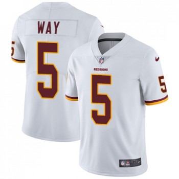 Men's Washington Redskins #5 Tress Way White Vapor Untouchable Limited Stitched NFL Jersey Men's Washington Redskins #5 Tress Way White Vapor Untouchable Limited Stitched NFL Jersey