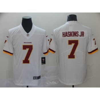 Men's Washington Redskins #7 Dwayne Haskins JR White Vapor Untouchable Limited NFL Stitched Jersey Men's Washington Redskins #7 Dwayne Haskins JR White Vapor Untouchable Limited NFL Stitched Jersey