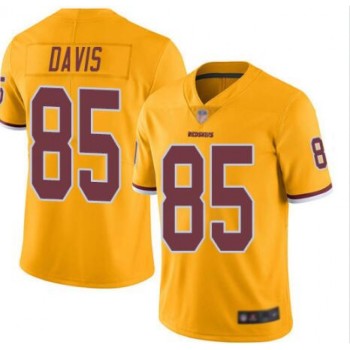 Men's Washington Redskins #85 Vernon Davis Gold Vapor Untouchable Limited NFL Stitched Jersey Men's Washington Redskins #85 Vernon Davis Gold Vapor Untouchable Limited NFL Stitched Jersey