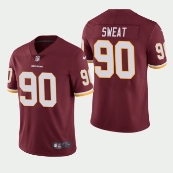 Men's Washington Redskins #90 Montez Sweat Red Vapor Untouchable Limited NFL Stitched Jersey Men's Washington Redskins #90 Montez Sweat Red Vapor Untouchable Limited NFL Stitched Jersey