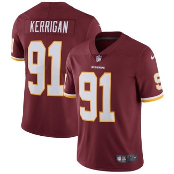 Men's Washington Redskins #91 Ryan Kerrigan Burgundy Red Vapor Untouchable Limited Stitched NFL Jersey Men's Washington Redskins #91 Ryan Kerrigan Burgundy Red Vapor Untouchable Limited Stitched NFL Jersey