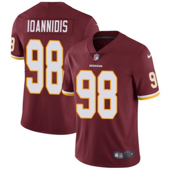 Men's Washington Redskins #98 Matthew Ioannidis Burgundy Red Vapor Untouchable Limited Stitched NFL Jersey Men's Washington Redskins #98 Matthew Ioannidis Burgundy Red Vapor Untouchable Limited Stitched NFL Jersey
