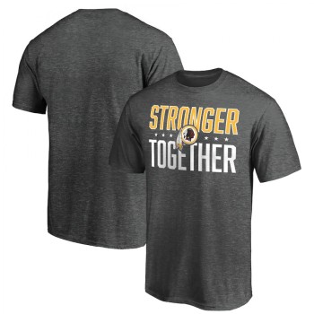 Men's Washington Redskins Heather Stronger Together Space Dye T-Shirt Men's Washington Redskins Heather Stronger Together Space Dye T-Shirt
