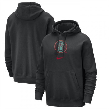 Men's Washington Wizards Black 2023/24 City Edition Essential Club Pullover Hoodie Men's Washington Wizards Black 2023/24 City Edition Essential Club Pullover Hoodie