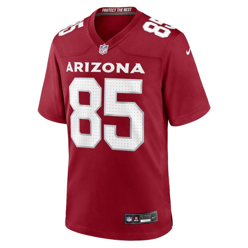 Men's Arizona Cardinals #85 Trey McBride Cardinal Game Jersey