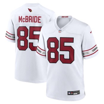 Men's Arizona Cardinals #85 Trey McBride White Game Jersey Men's Arizona Cardinals #85 Trey McBride White Game Jersey