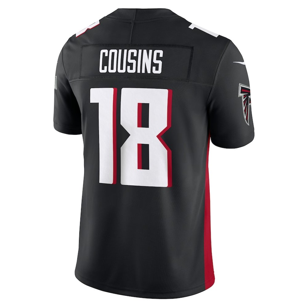 Men's Atlanta Falcons Kirk Cousins Black Vapor F.U.S.E. Limited Jersey Men's Atlanta Falcons Kirk Cousins Black Vapor F.U.S.E. Limited Jersey