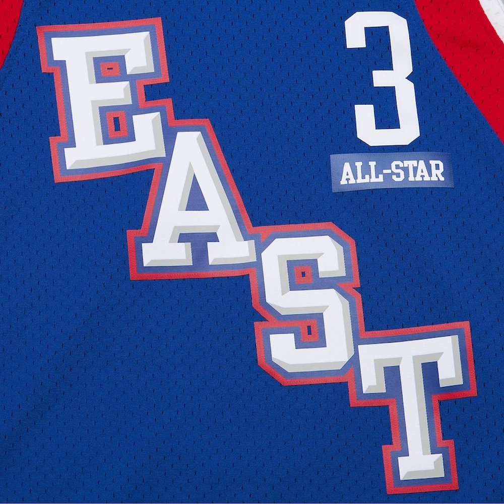 Men's Eastern Conference #3 Allen Iverson Royal Hardwood Classics 2004 NBA All-Star Game Swingman Throwback Jersey