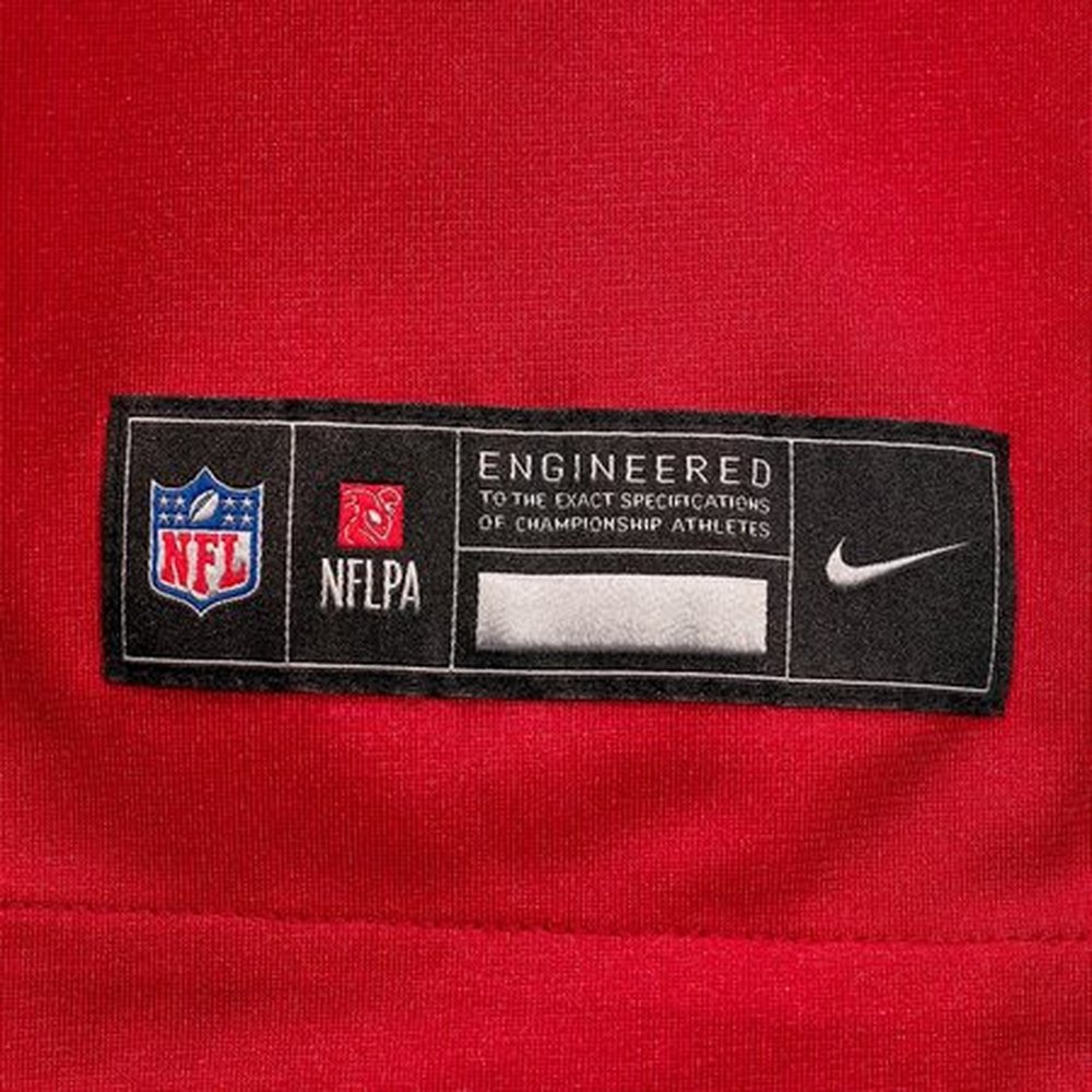 Men's Kansas City Chiefs #1 Xavier Worthy Red Super Bowl LIX Game Jersey