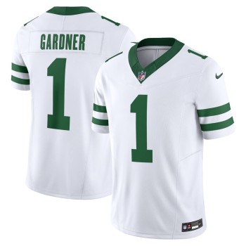 Men's New York Jets Ahmad Sauce Gardner Legacy White Vapor F.U.S.E. Limited Jersey