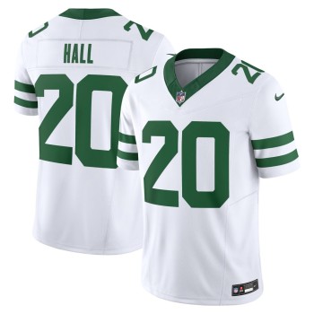 Men's New York Jets Breece Hall Legacy White Alternate Vapor F.U.S.E. Limited Jersey (2)