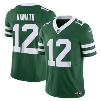 Men's New York Jets Joe Namath Legacy Green Vapor F.U.S.E. Limited Jersey
