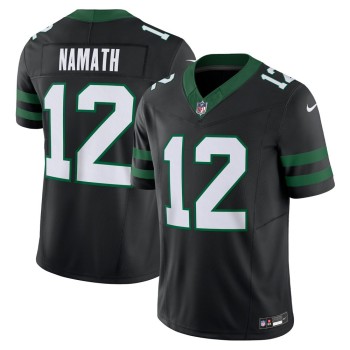 Men's New York Jets Joe Namath Legacy Black Vapor F.U.S.E. Limited Jersey