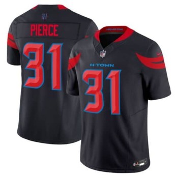 Men's Dameon Pierce Navy Blue Houston Texans #31 Vapor F.U.S.E. Limited Jersey Men's Dameon Pierce Navy Blue Houston Texans #31 Vapor F.U.S.E. Limited Jersey