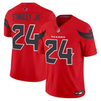 Men's Derek Stingley Jr. Red Houston Texans #24 Vapor F.U.S.E. Limited Jersey Men's Derek Stingley Jr. Red Houston Texans #24 Vapor F.U.S.E. Limited Jersey