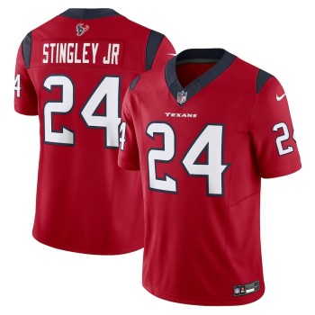 Men's Derek Stingley Jr. Red Houston Texans #24 Vapor F.U.S.E. Limited Jersey Men's Derek Stingley Jr. Red Houston Texans #24 Vapor F.U.S.E. Limited Jersey