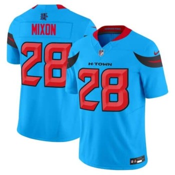 Men's Joe Mixon Blue Houston Texans #28 Vapor F.U.S.E. Limited Jersey Men's Joe Mixon Blue Houston Texans #28 Vapor F.U.S.E. Limited Jersey