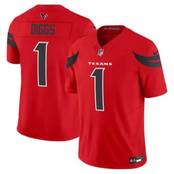 Men's Stefon Diggs Red Houston Texans Vapor F.U.S.E. Limited Jersey Men's Stefon Diggs Red Houston Texans Vapor F.U.S.E. Limited Jersey