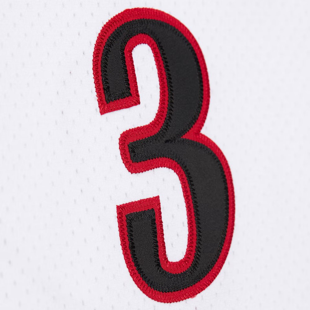 Men's Philadelphia 76ers #3 Allen Iverson White 2000 NBA All-Star Game Authentic Jersey